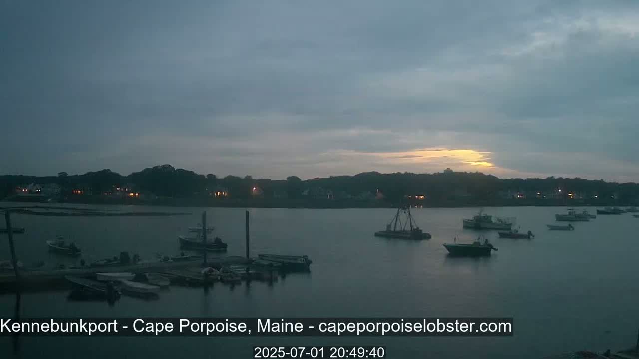 Cape Porpoise,  Inner Harbor Live Cam - Kennebunkport, Maine, USA