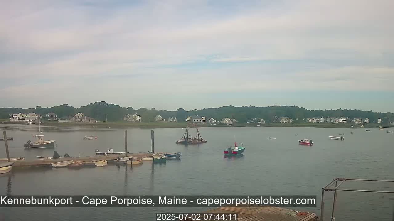 Cape Porpoise,  Inner Harbor Live Cam - Kennebunkport, Maine, USA