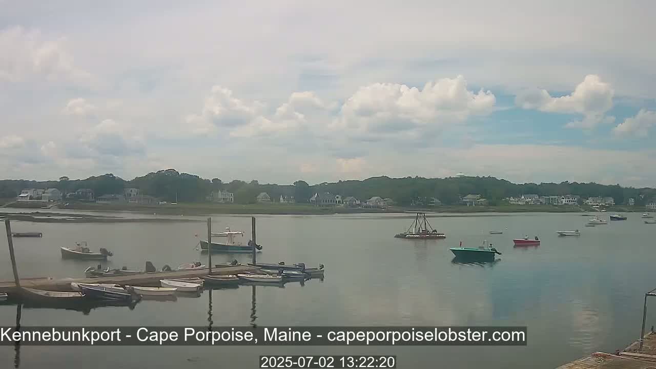 Cape Porpoise,  Inner Harbor Live Cam - Kennebunkport, Maine, USA