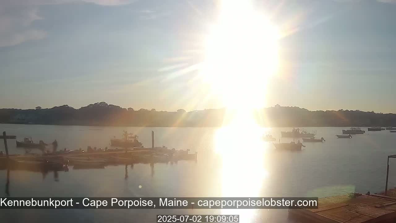 Cape Porpoise,  Inner Harbor Live Cam - Kennebunkport, Maine, USA