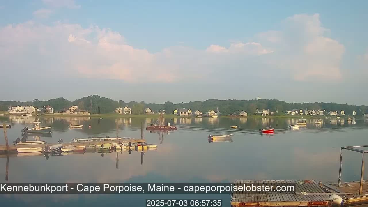Cape Porpoise,  Inner Harbor Live Cam - Kennebunkport, Maine, USA