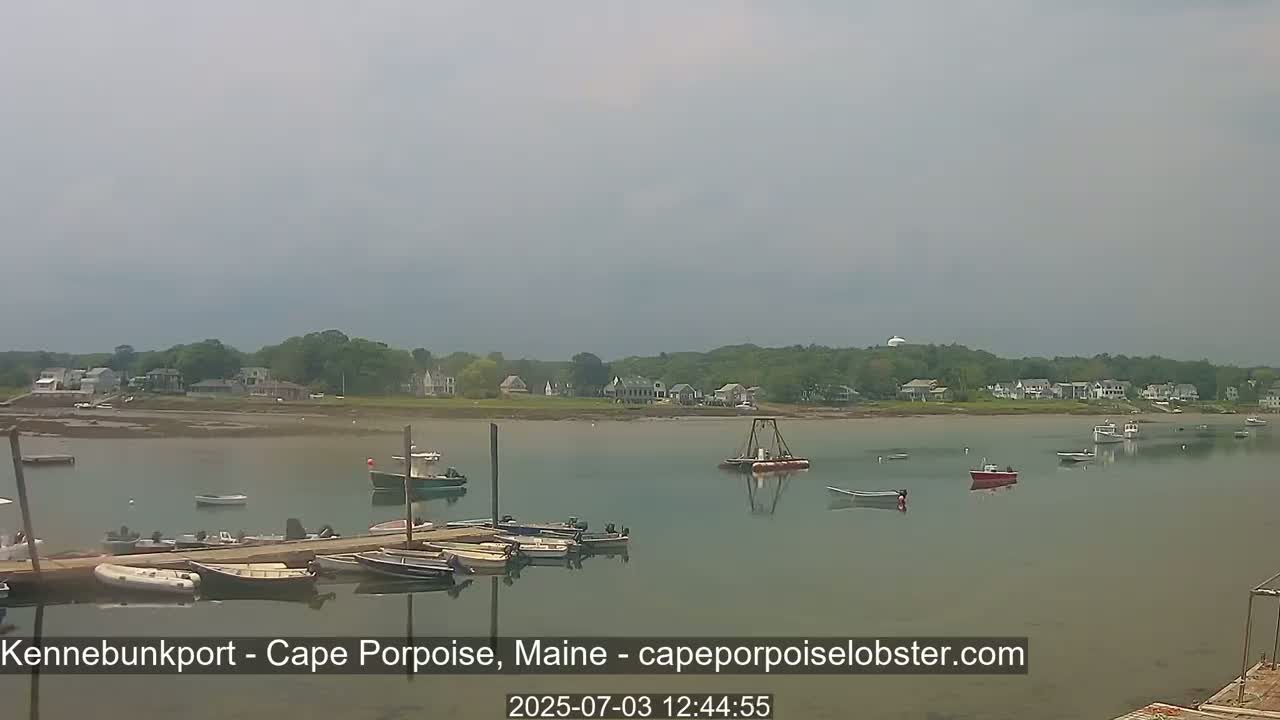Cape Porpoise,  Inner Harbor Live Cam - Kennebunkport, Maine, USA