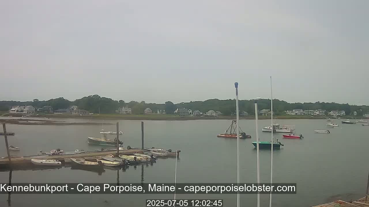 Cape Porpoise,  Inner Harbor Live Cam - Kennebunkport, Maine, USA