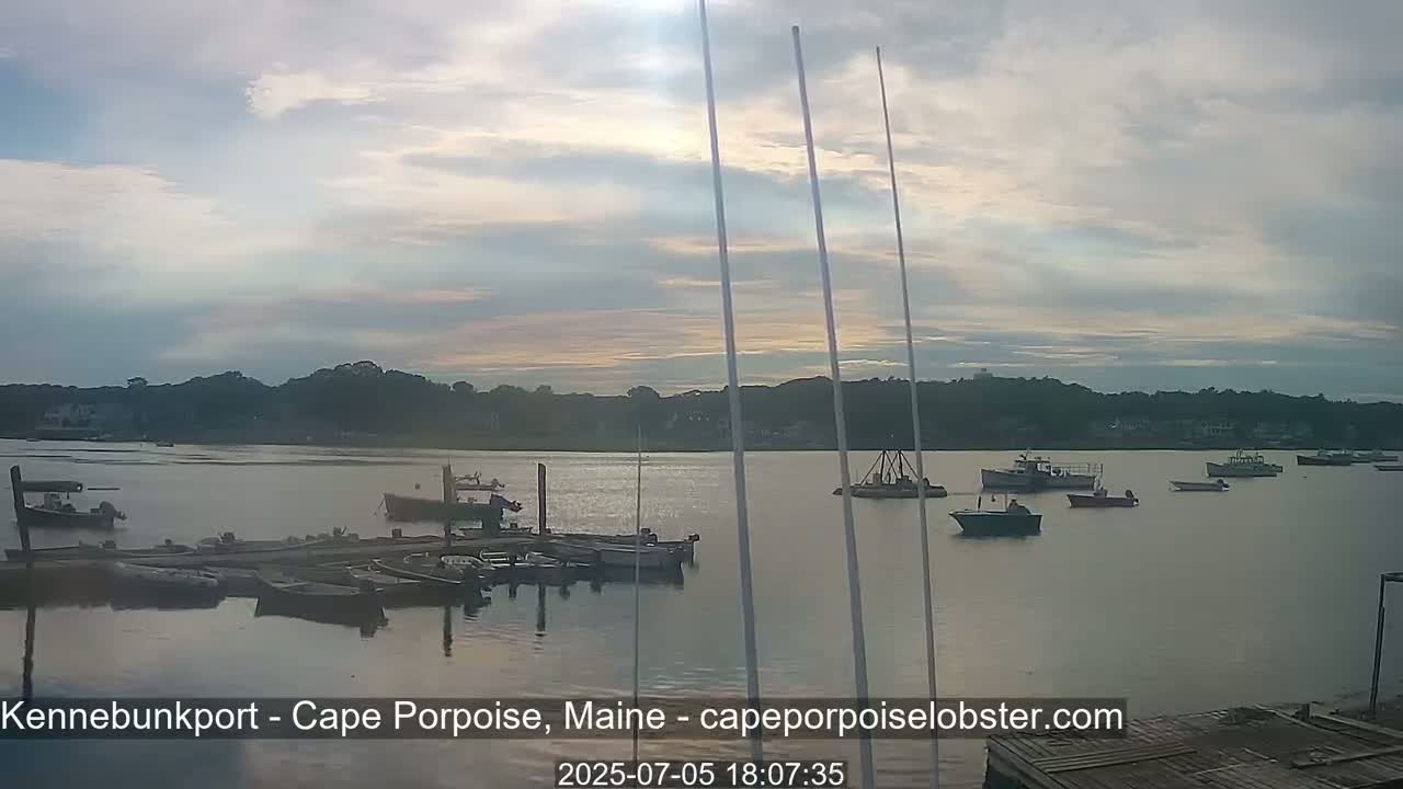 Cape Porpoise,  Inner Harbor Live Cam - Kennebunkport, Maine, USA