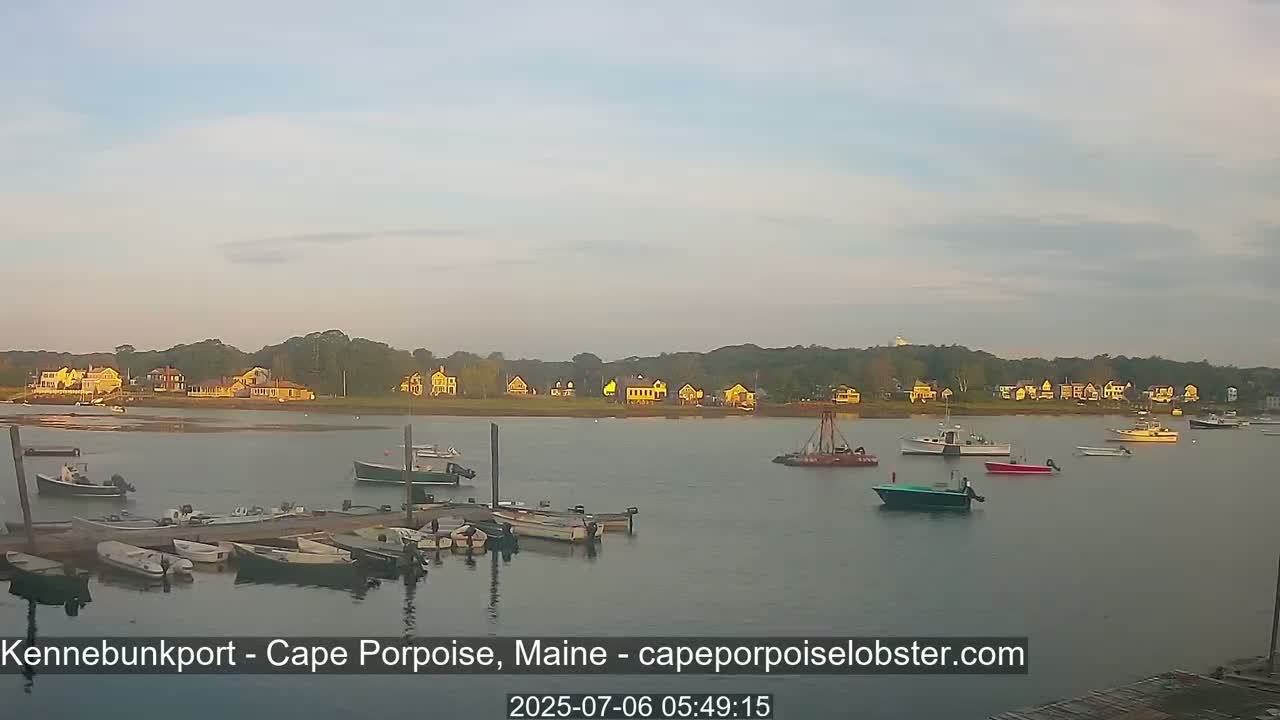Cape Porpoise,  Inner Harbor Live Cam - Kennebunkport, Maine, USA