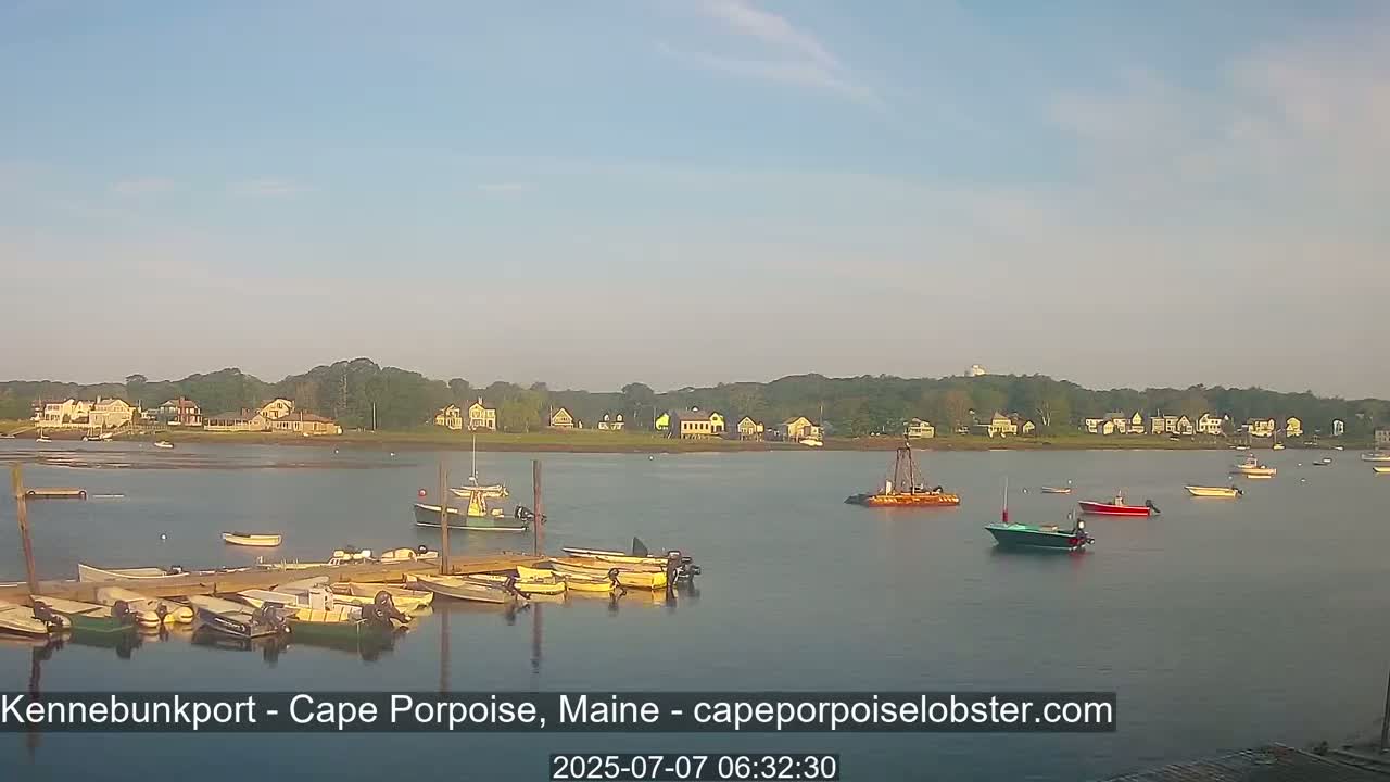 Cape Porpoise,  Inner Harbor Live Cam - Kennebunkport, Maine, USA