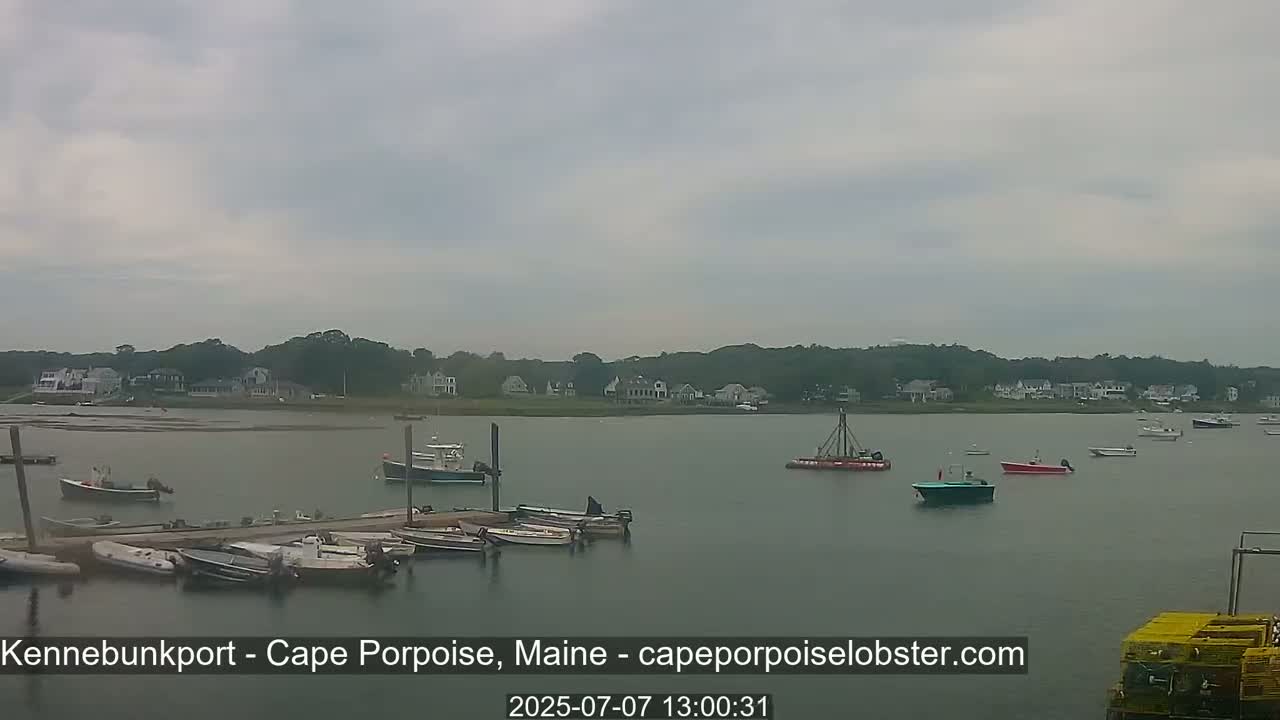 Cape Porpoise,  Inner Harbor Live Cam - Kennebunkport, Maine, USA