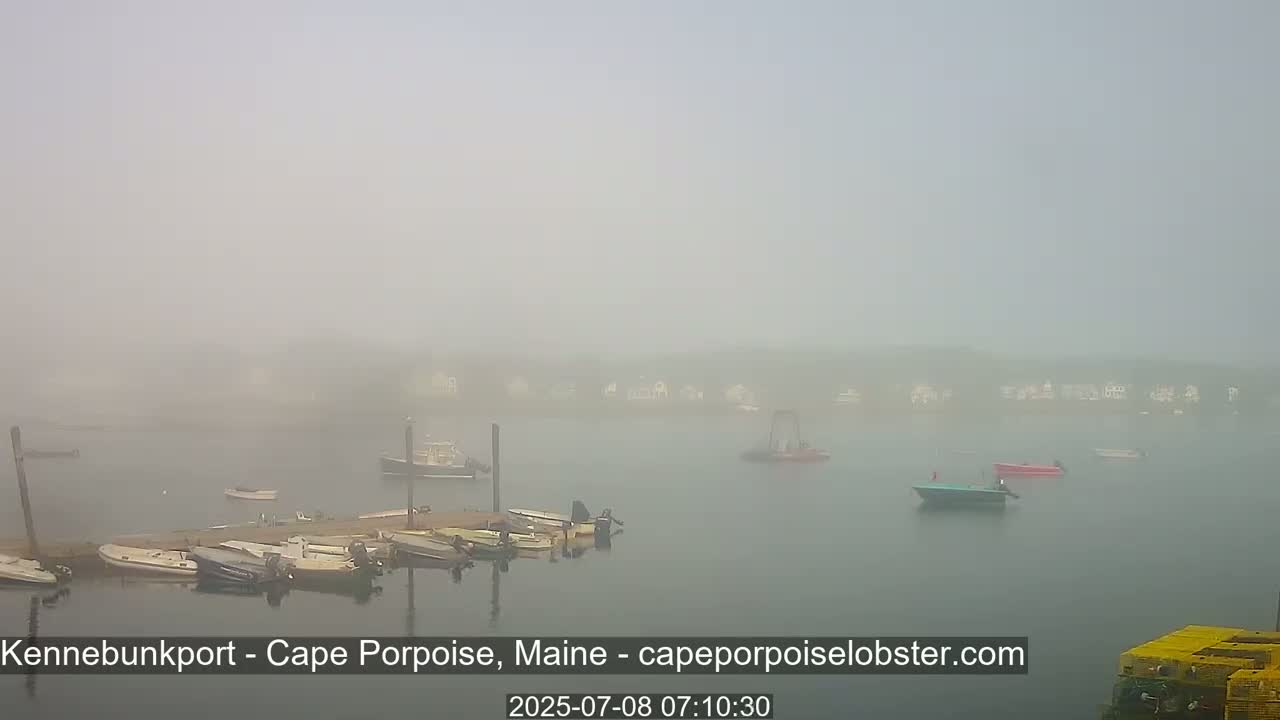 Cape Porpoise,  Inner Harbor Live Cam - Kennebunkport, Maine, USA
