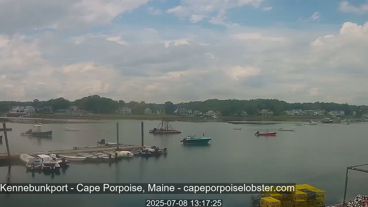Cape Porpoise,  Inner Harbor Live Cam - Kennebunkport, Maine, USA