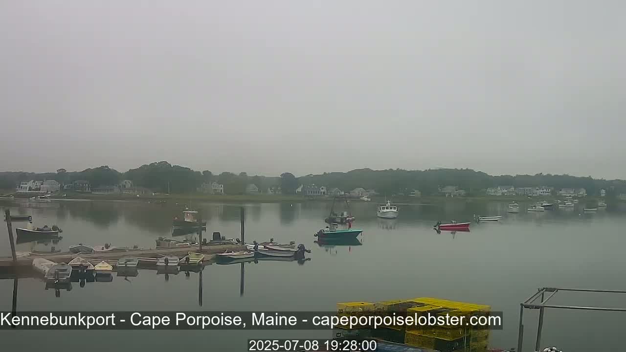 Cape Porpoise,  Inner Harbor Live Cam - Kennebunkport, Maine, USA