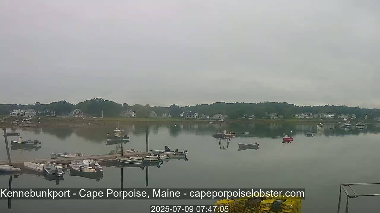 Cape Porpoise,  Inner Harbor Live Cam - Kennebunkport, Maine, USA