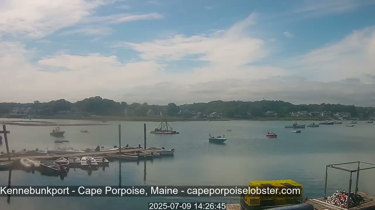 Cape Porpoise,  Inner Harbor Live Cam - Kennebunkport, Maine, USA