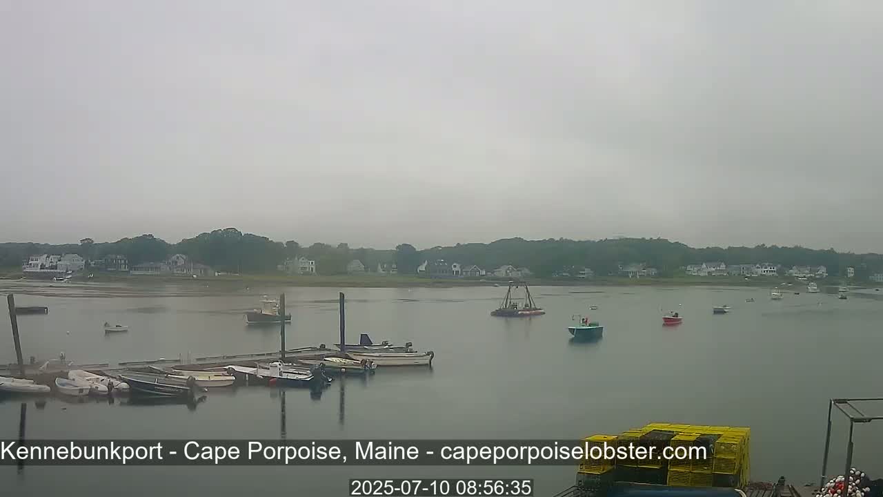 Cape Porpoise,  Inner Harbor Live Cam - Kennebunkport, Maine, USA