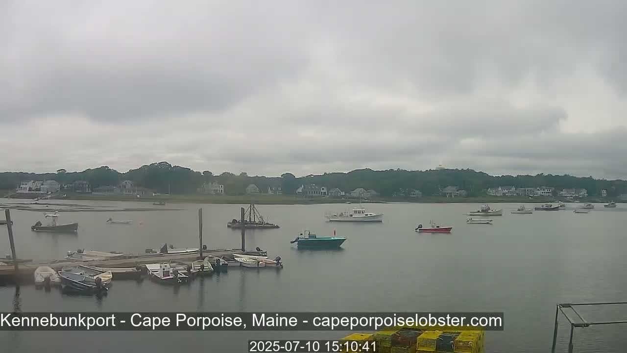 Cape Porpoise,  Inner Harbor Live Cam - Kennebunkport, Maine, USA
