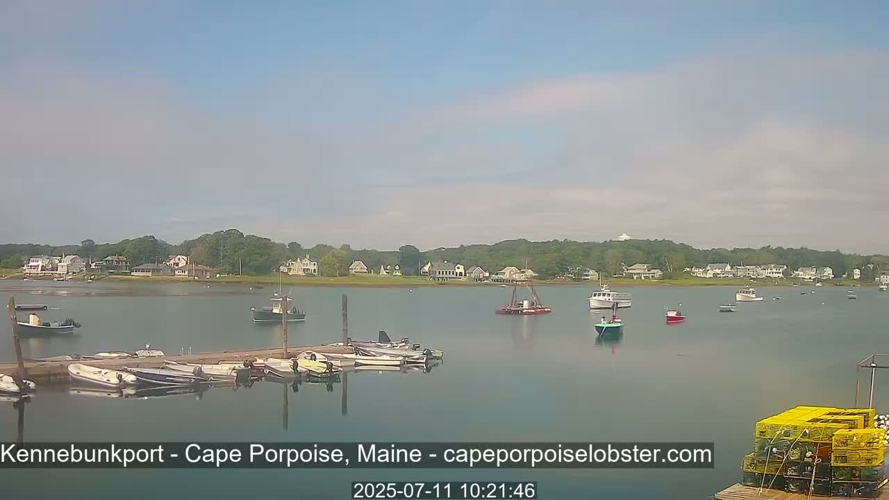 Cape Porpoise,  Inner Harbor Live Cam - Kennebunkport, Maine, USA