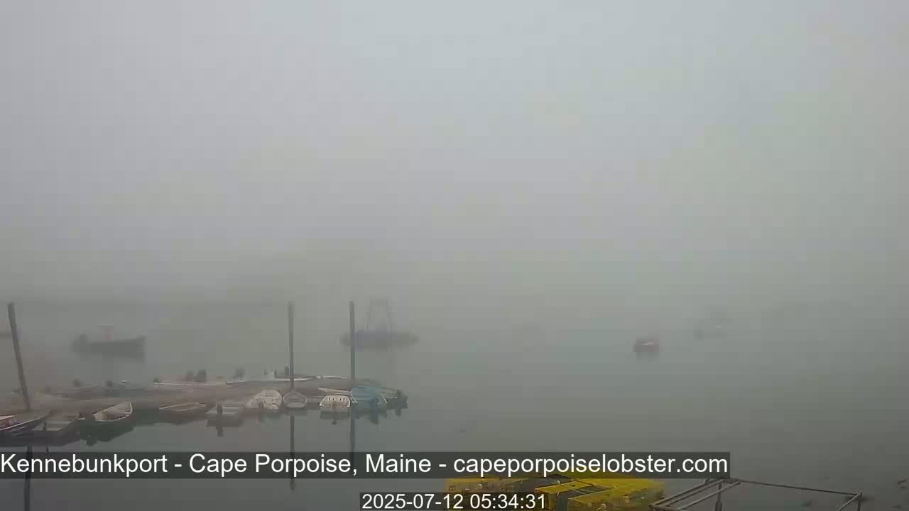 Cape Porpoise,  Inner Harbor Live Cam - Kennebunkport, Maine, USA