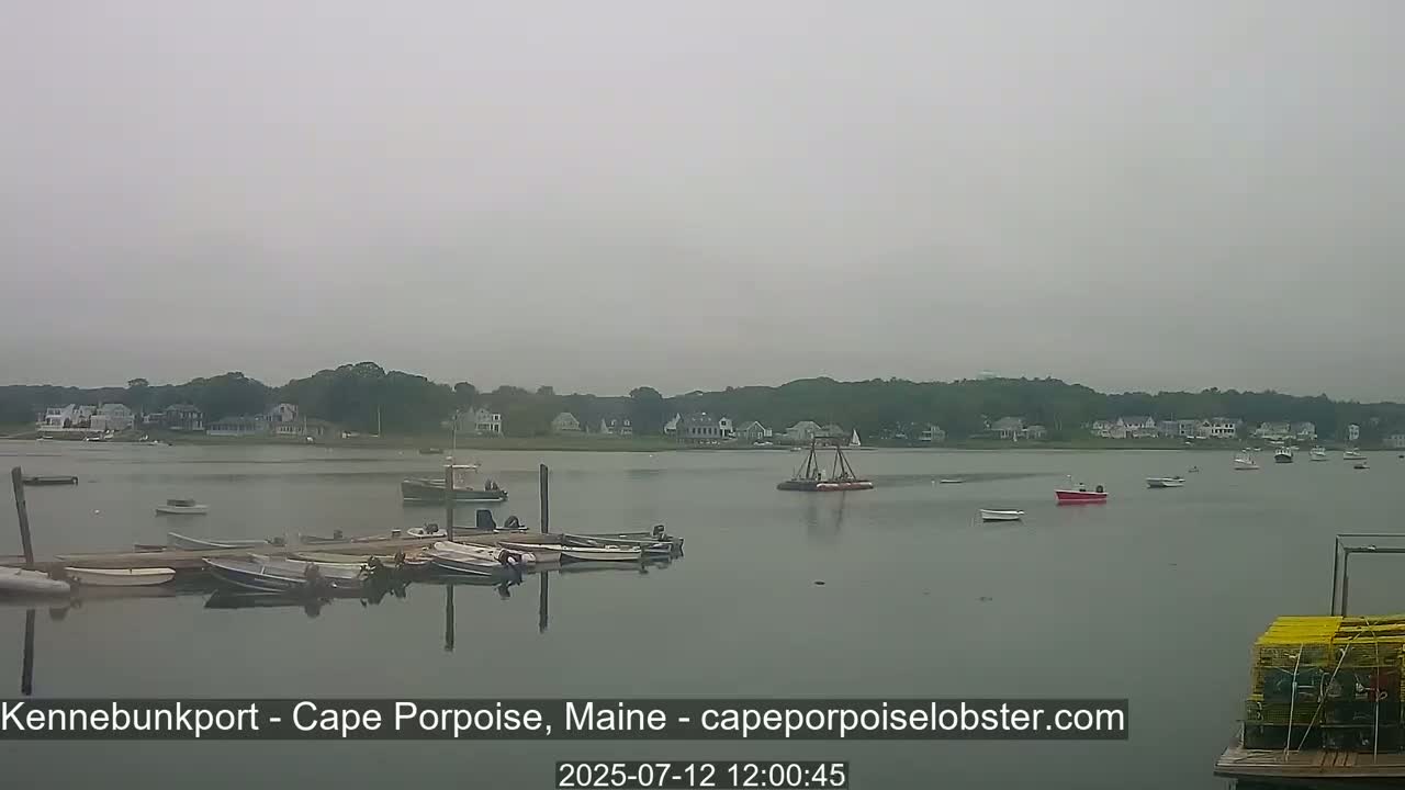 Cape Porpoise,  Inner Harbor Live Cam - Kennebunkport, Maine, USA