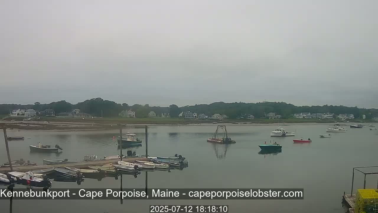 Cape Porpoise,  Inner Harbor Live Cam - Kennebunkport, Maine, USA