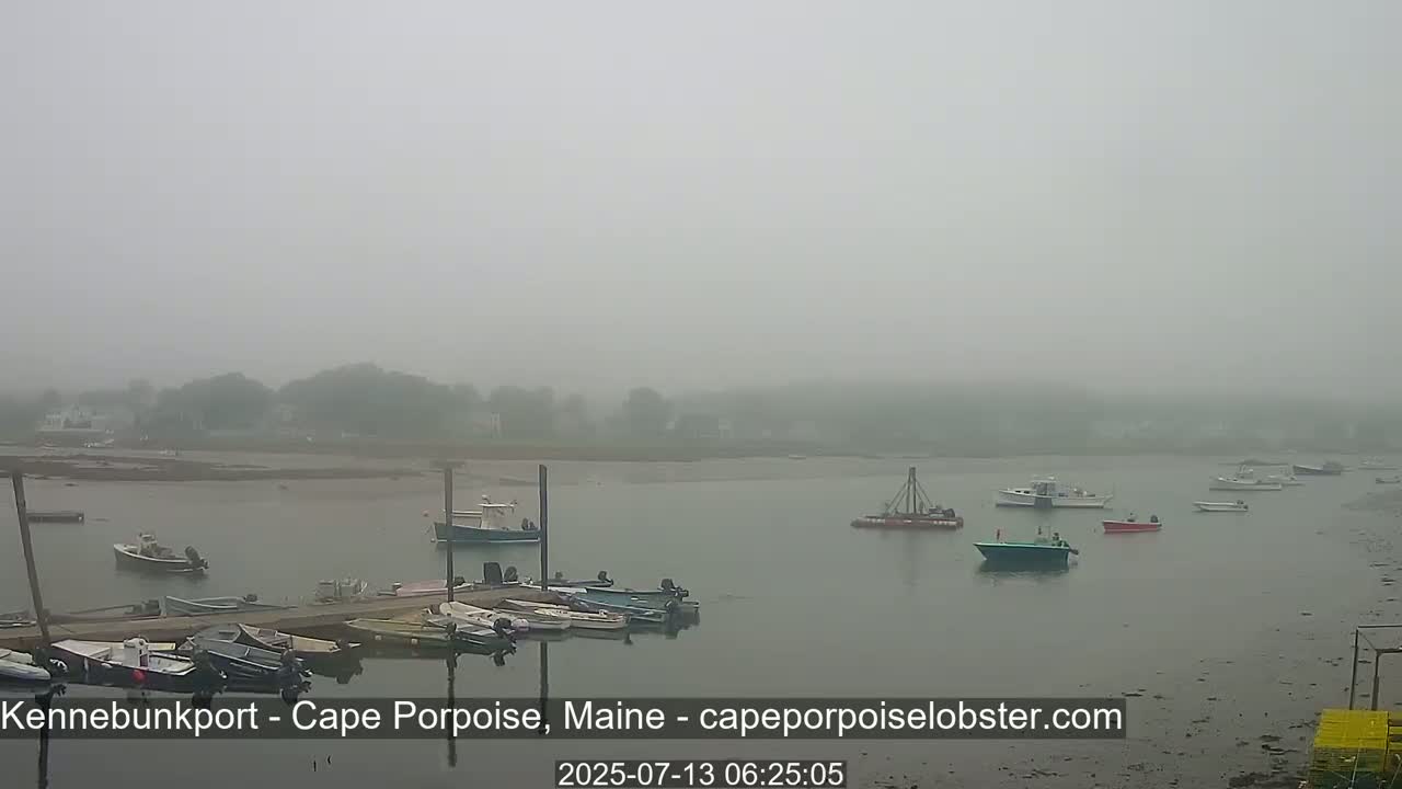 Cape Porpoise,  Inner Harbor Live Cam - Kennebunkport, Maine, USA