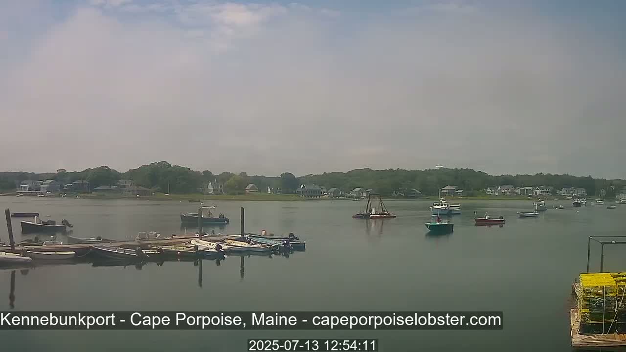 Cape Porpoise,  Inner Harbor Live Cam - Kennebunkport, Maine, USA