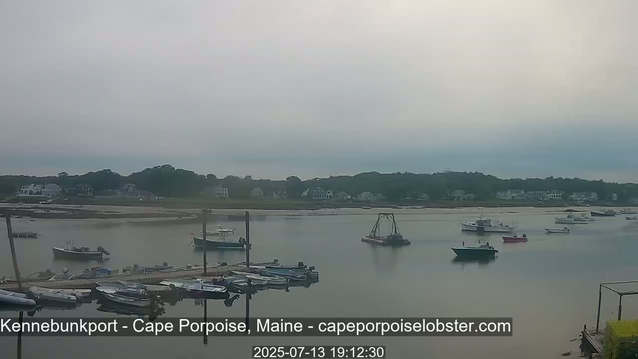 Cape Porpoise,  Inner Harbor Live Cam - Kennebunkport, Maine, USA