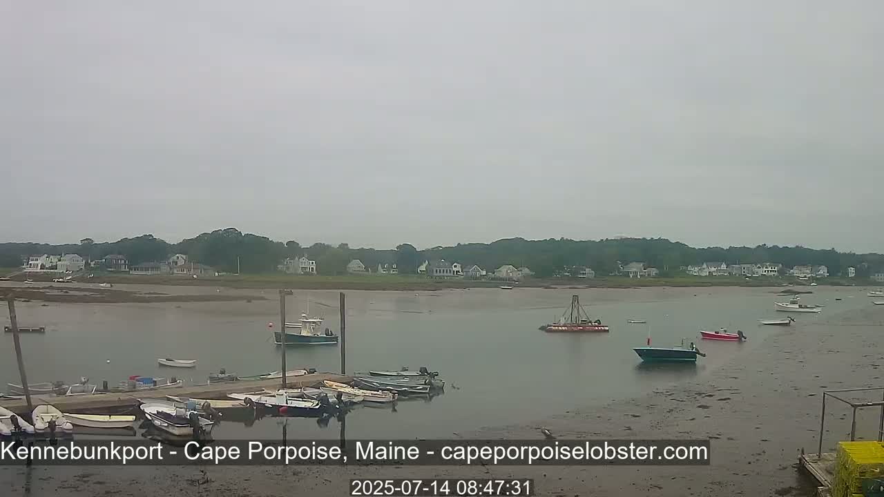 Cape Porpoise,  Inner Harbor Live Cam - Kennebunkport, Maine, USA