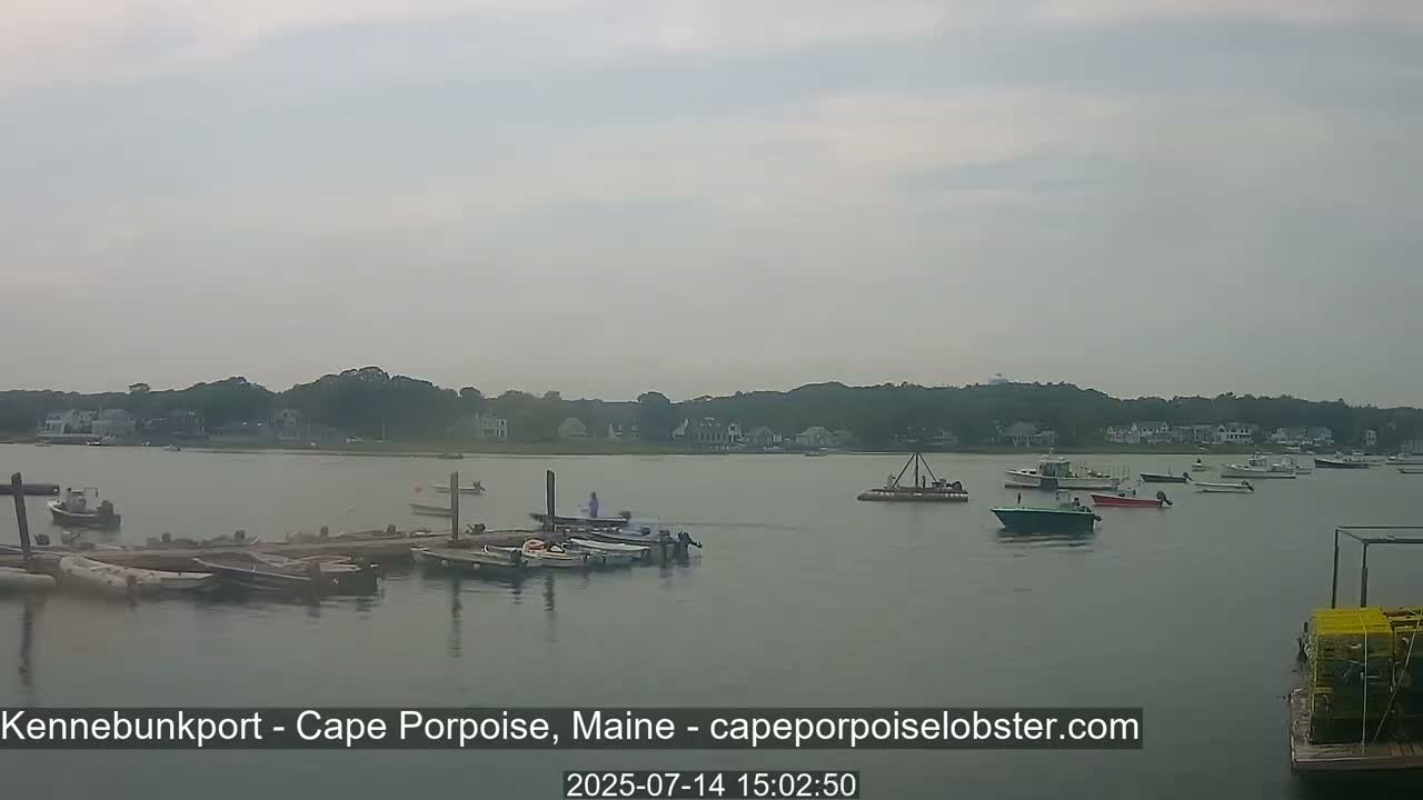 Cape Porpoise,  Inner Harbor Live Cam - Kennebunkport, Maine, USA