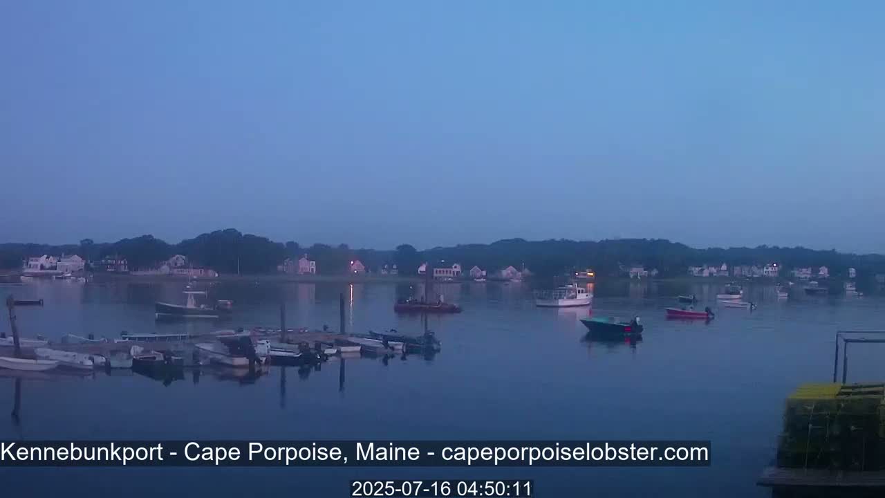 Cape Porpoise,  Inner Harbor Live Cam - Kennebunkport, Maine, USA