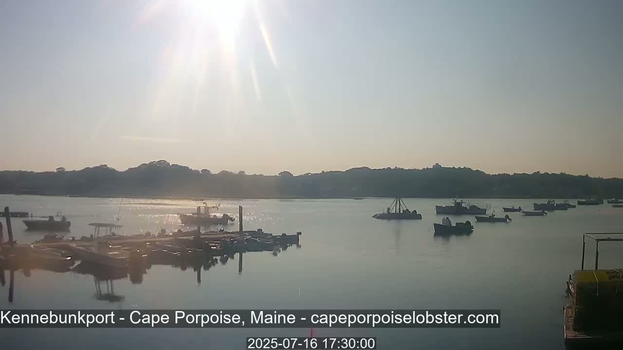 Cape Porpoise,  Inner Harbor Live Cam - Kennebunkport, Maine, USA