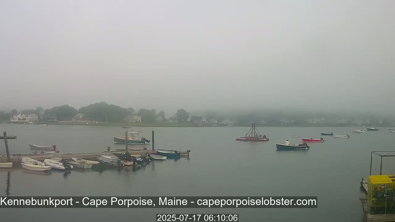 Cape Porpoise,  Inner Harbor Live Cam - Kennebunkport, Maine, USA