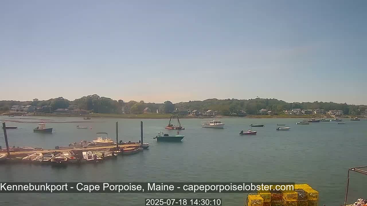 Cape Porpoise,  Inner Harbor Live Cam - Kennebunkport, Maine, USA