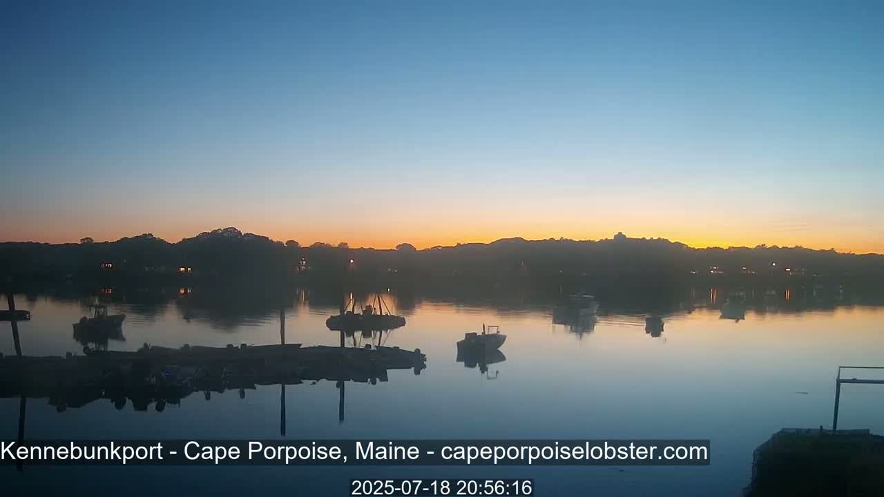 Cape Porpoise,  Inner Harbor Live Cam - Kennebunkport, Maine, USA
