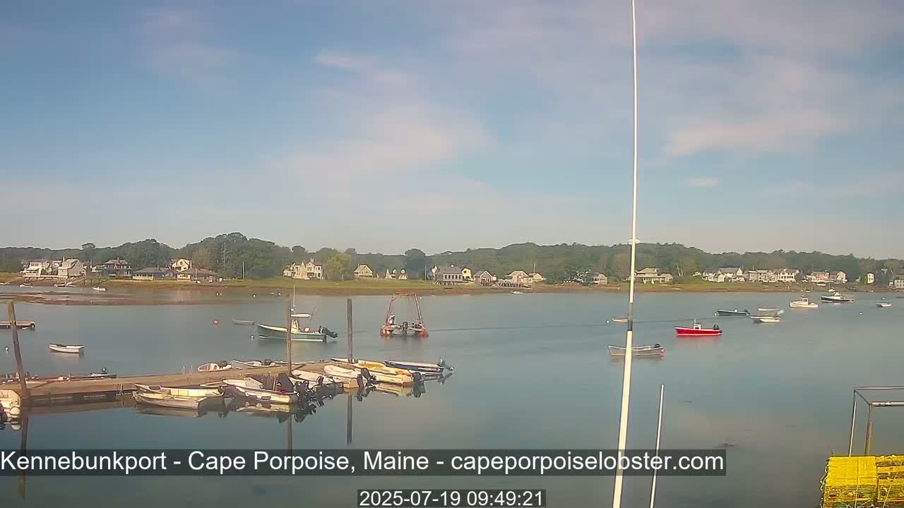 Cape Porpoise,  Inner Harbor Live Cam - Kennebunkport, Maine, USA