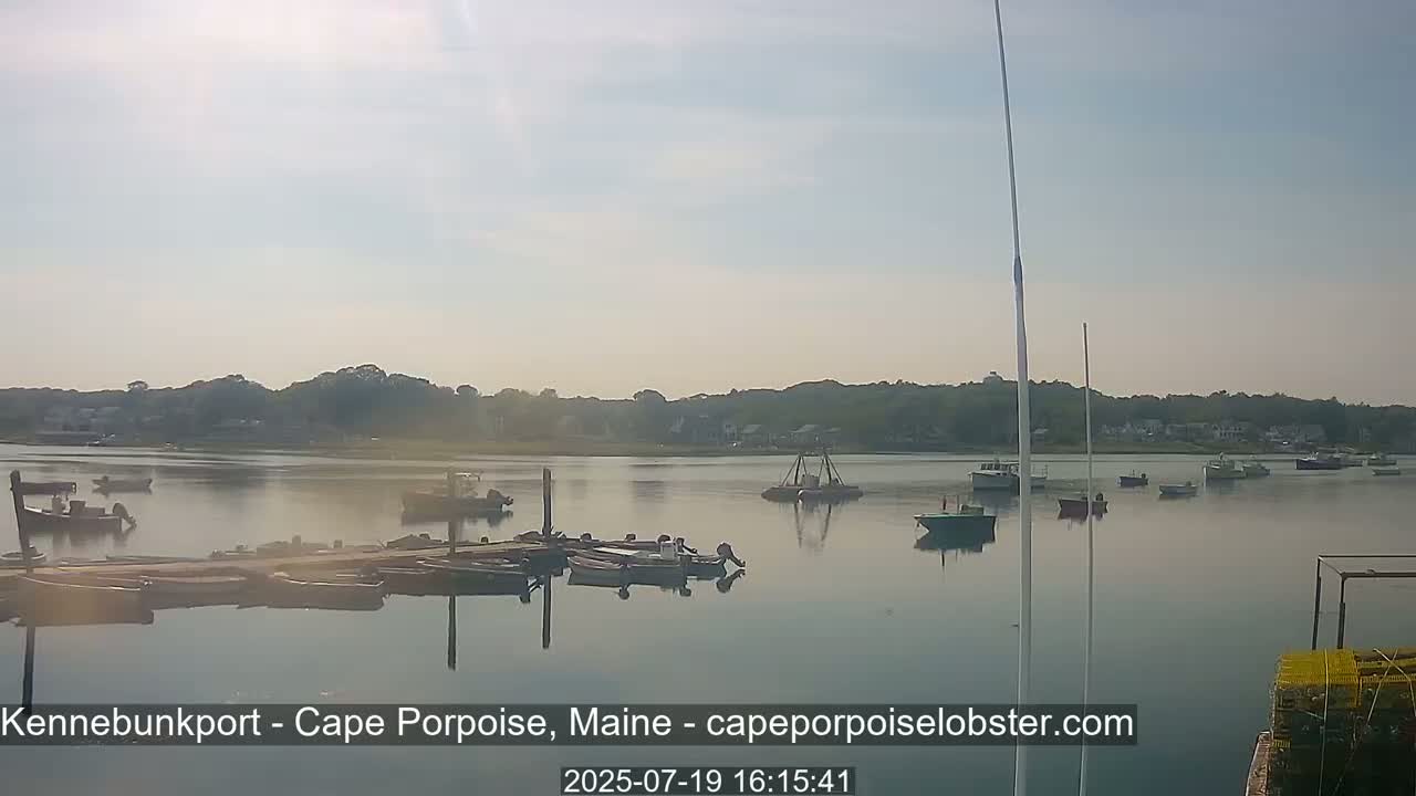 Cape Porpoise,  Inner Harbor Live Cam - Kennebunkport, Maine, USA