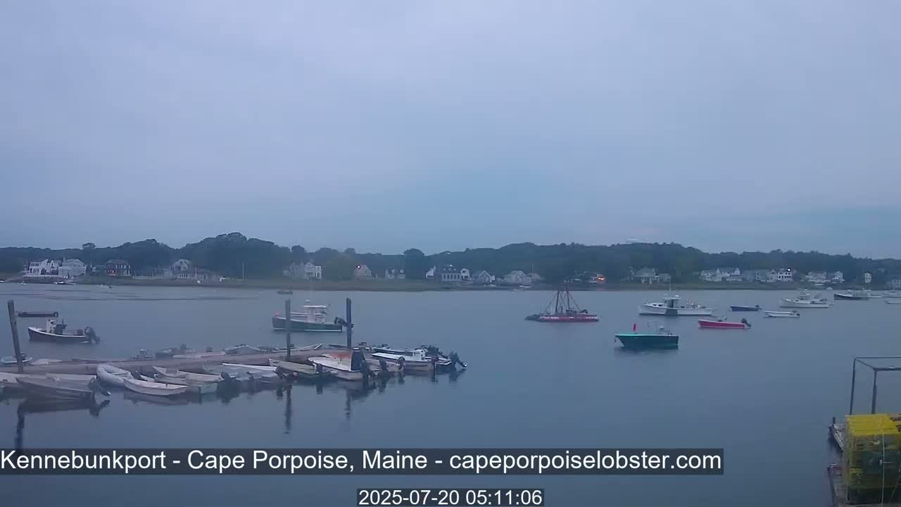 Cape Porpoise,  Inner Harbor Live Cam - Kennebunkport, Maine, USA