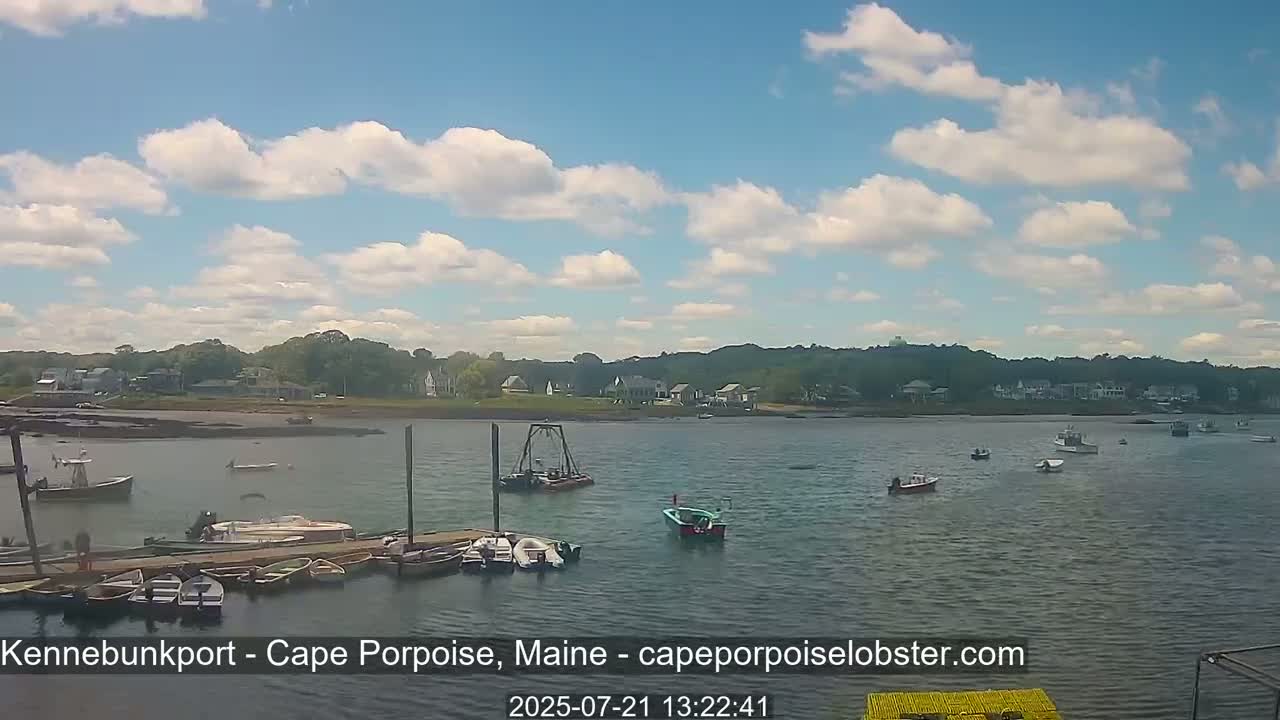 Cape Porpoise,  Inner Harbor Live Cam - Kennebunkport, Maine, USA
