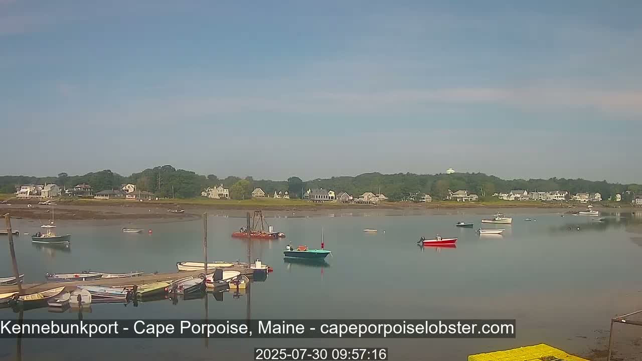 Cape Porpoise,  Inner Harbor Live Cam - Kennebunkport, Maine, USA