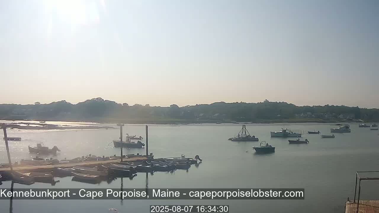 Cape Porpoise,  Inner Harbor Live Cam - Kennebunkport, Maine, USA
