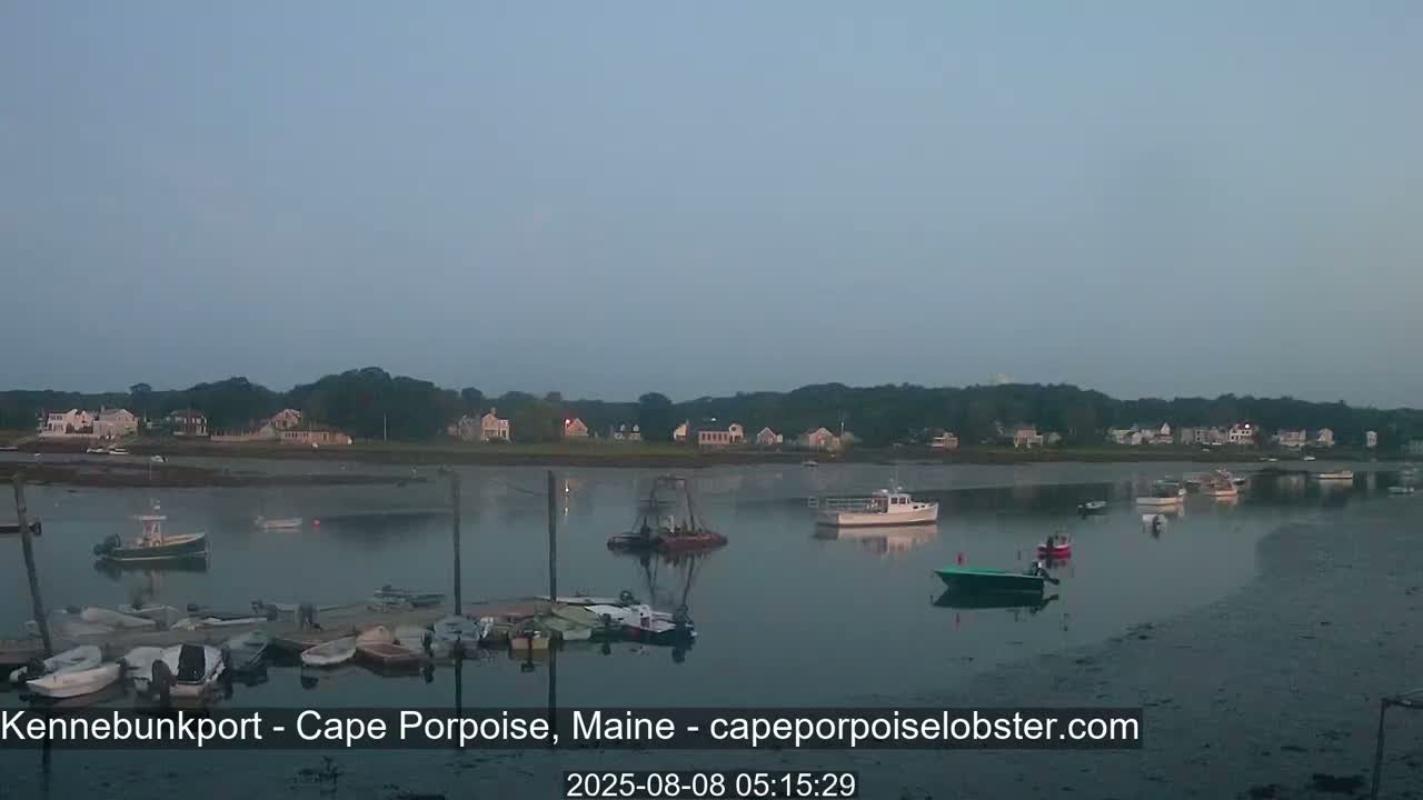 Cape Porpoise,  Inner Harbor Live Cam - Kennebunkport, Maine, USA