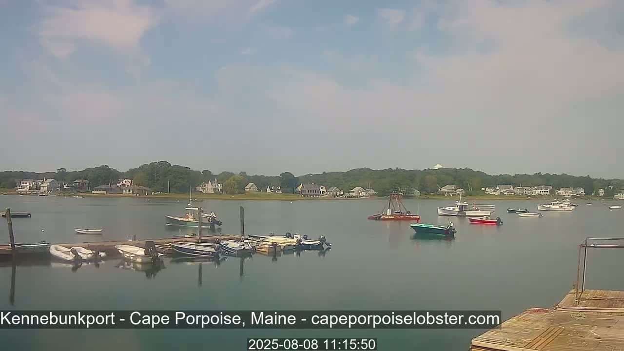 Cape Porpoise,  Inner Harbor Live Cam - Kennebunkport, Maine, USA