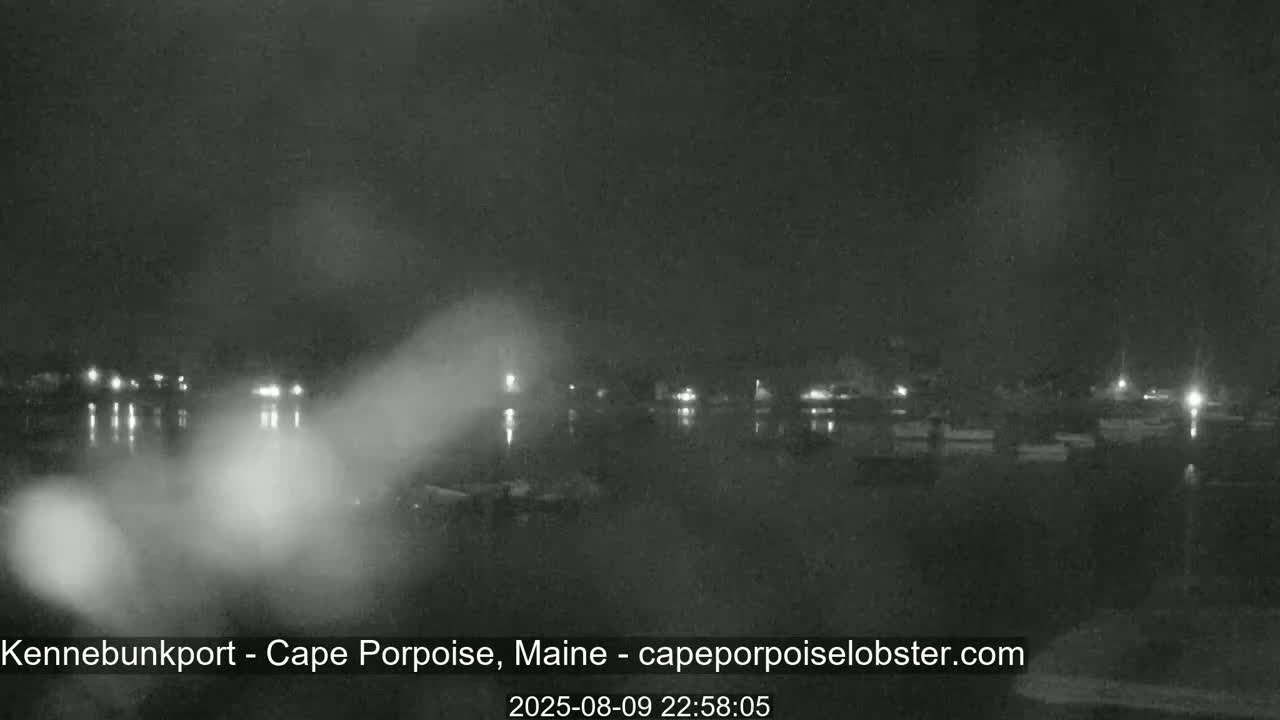 Cape Porpoise,  Inner Harbor Live Cam - Kennebunkport, Maine, USA