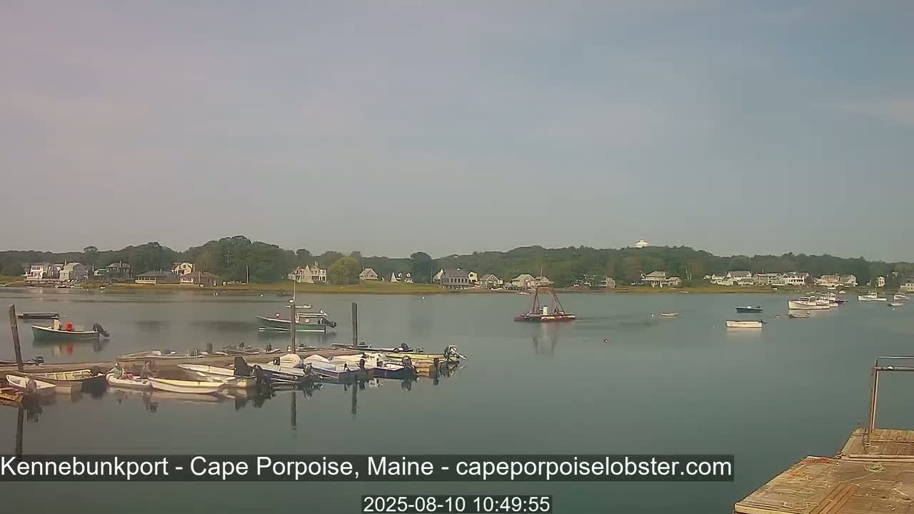Cape Porpoise,  Inner Harbor Live Cam - Kennebunkport, Maine, USA