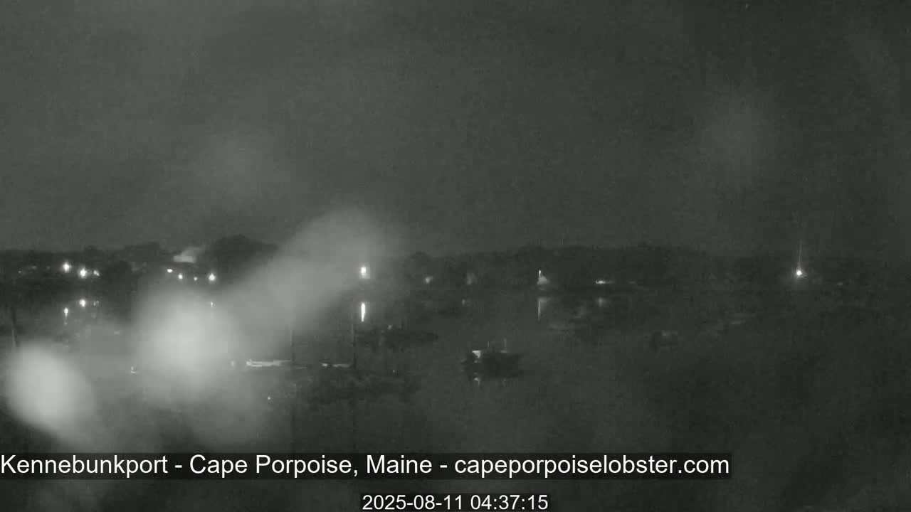 Cape Porpoise,  Inner Harbor Live Cam - Kennebunkport, Maine, USA