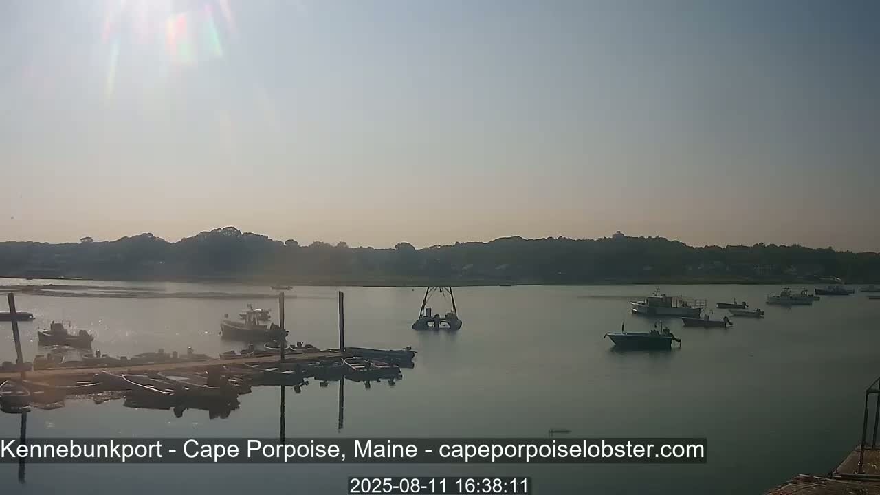 Cape Porpoise,  Inner Harbor Live Cam - Kennebunkport, Maine, USA