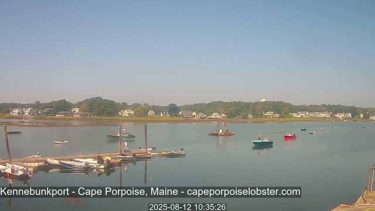 Cape Porpoise,  Inner Harbor Live Cam - Kennebunkport, Maine, USA
