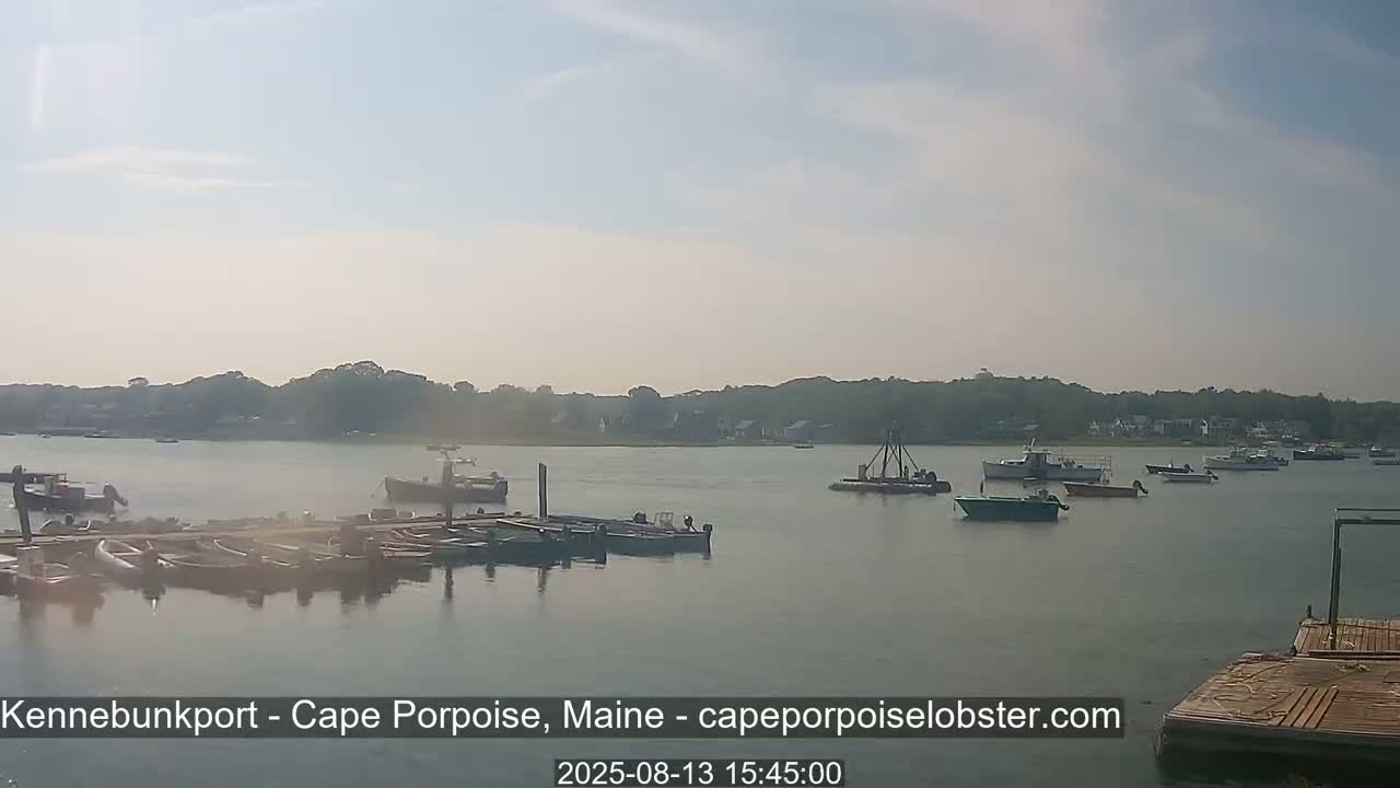 Cape Porpoise,  Inner Harbor Live Cam - Kennebunkport, Maine, USA