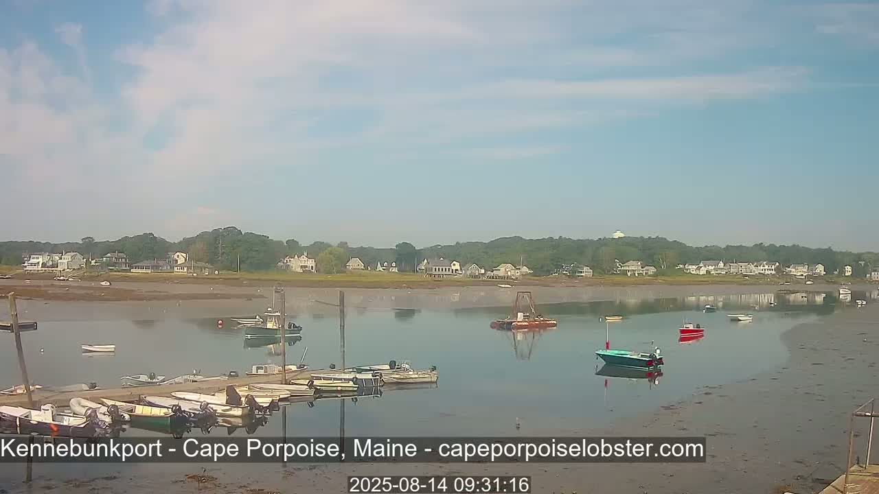 Cape Porpoise,  Inner Harbor Live Cam - Kennebunkport, Maine, USA