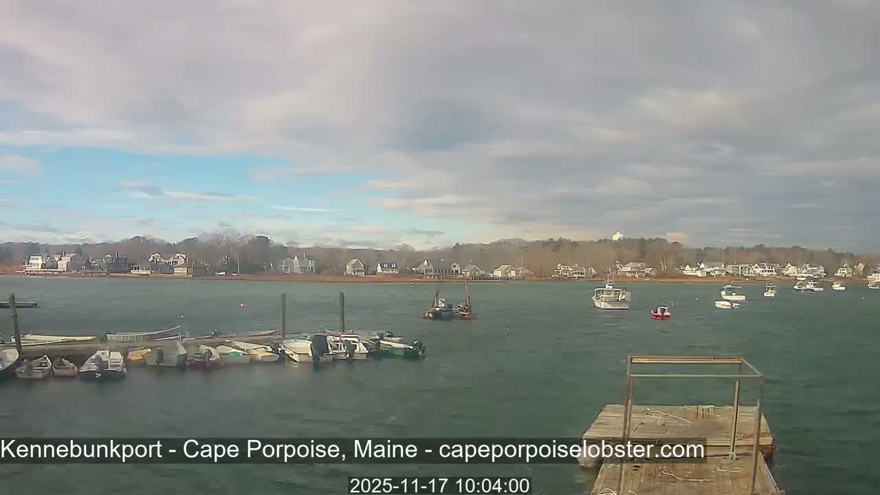 Cape Porpoise,  Inner Harbor Live Cam - Kennebunkport, Maine, USA