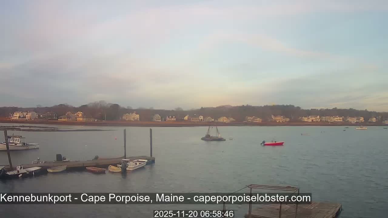 Cape Porpoise,  Inner Harbor Live Cam - Kennebunkport, Maine, USA