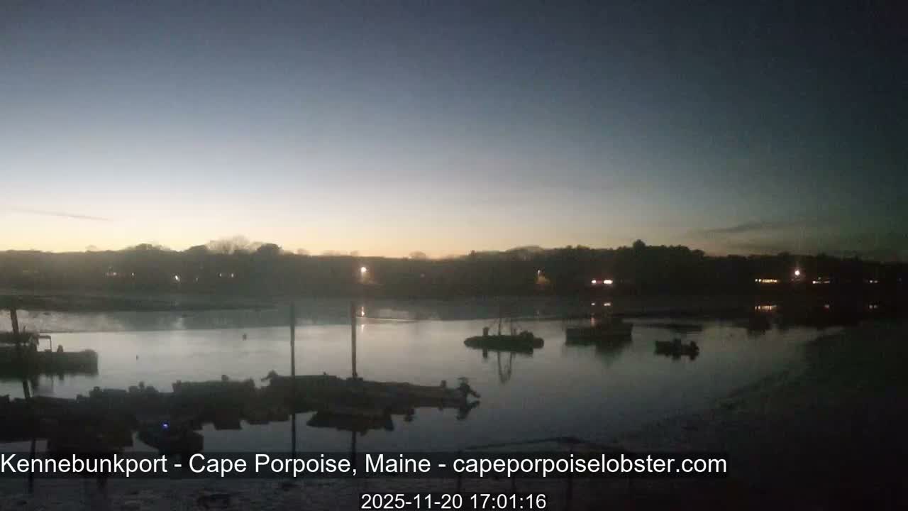 Cape Porpoise,  Inner Harbor Live Cam - Kennebunkport, Maine, USA